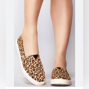 Toms Alpargata Leopard Shoe (9) NWOT